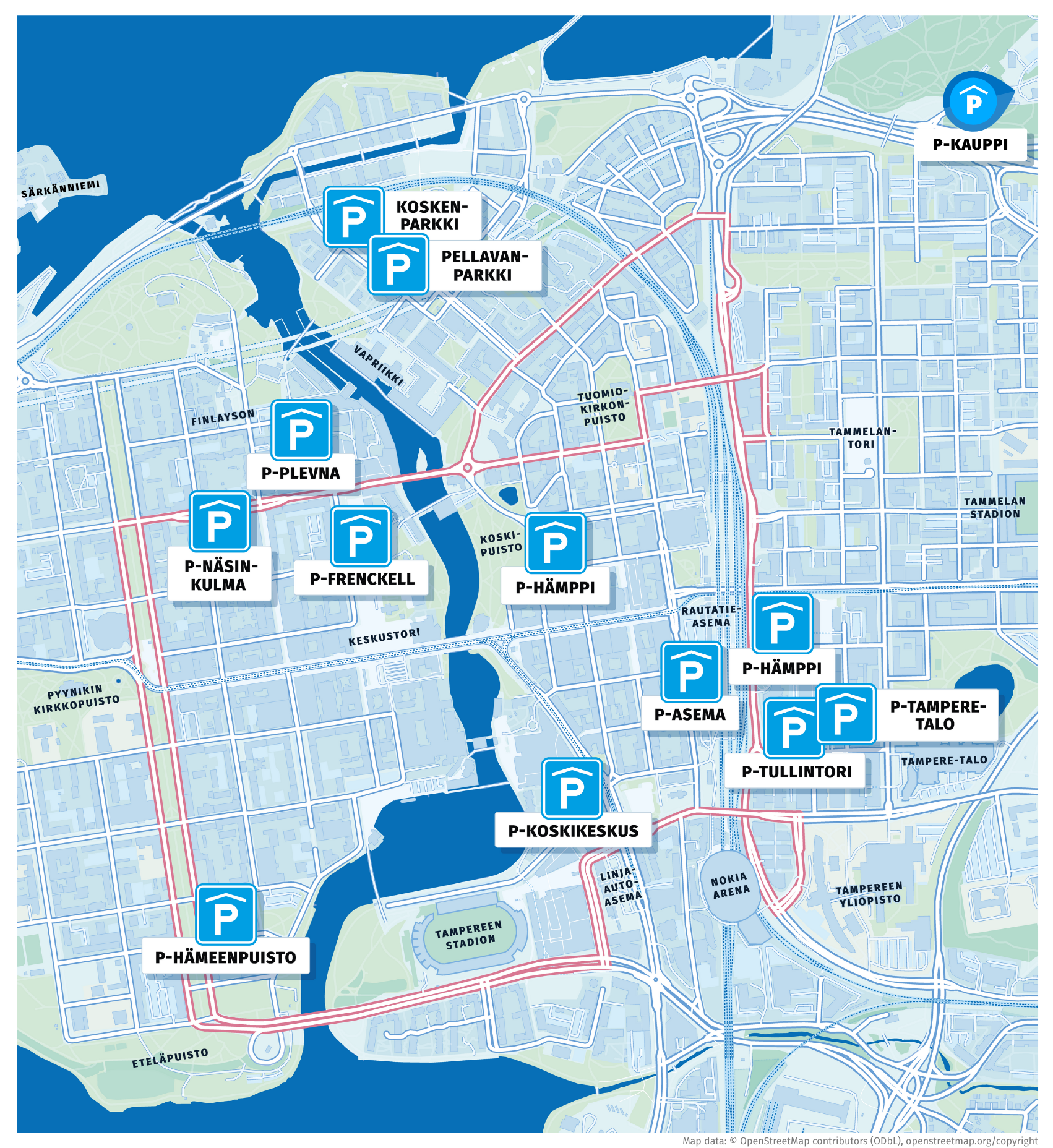 Pys k inti Tampereella Finnpark Verkkokauppa
